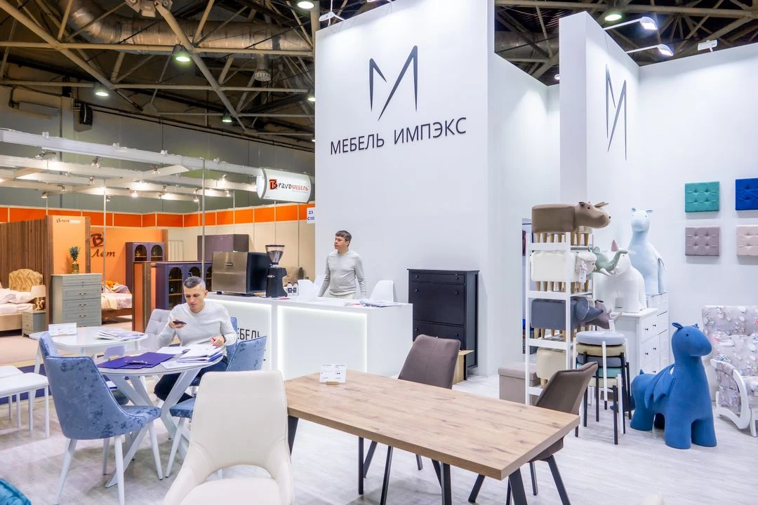 Выставочный стенд компании «Мебель Импэкс» на выставке 