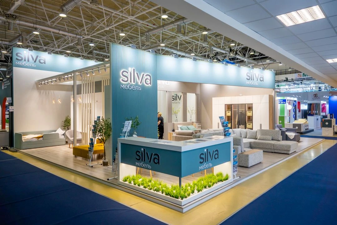 Выставочный стенд фабрики «Silva» на выставке 